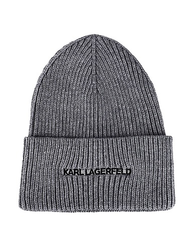 KARL LAGERFELD Cappello Grigio 50% Nylon, 40% Viscosa, 5% Lana, 5% Cachemire