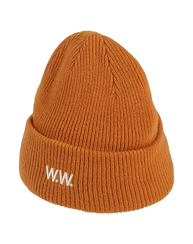 WOOD WOOD Chapeau Jaune-orange 100% Laine