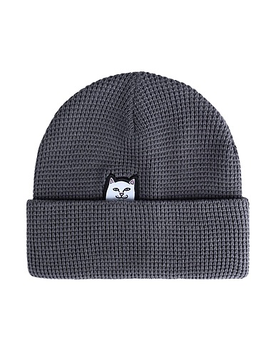 RIPNDIP Mützen & Hüte Lord Nermal Waffle Knit Beanie 
 Blei 100% Acryl