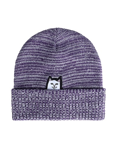 RIPNDIP Hat Lord Nermal Marled Beanie
 Purple 100% Acrylic