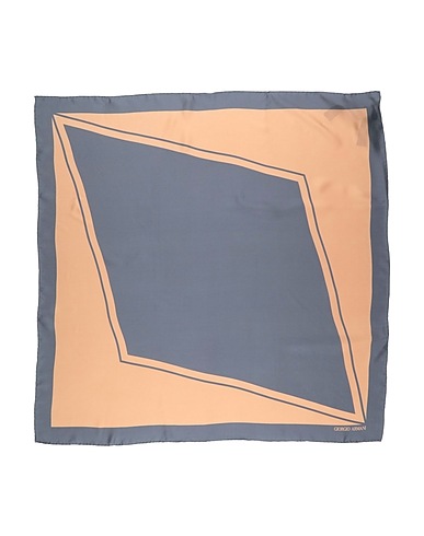 GIORGIO ARMANI Sciarpe e foulard Piombo 100% Seta