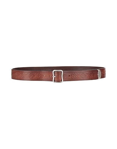 DSQUARED2 Leather belt Dark brown 100% Soft Leather
