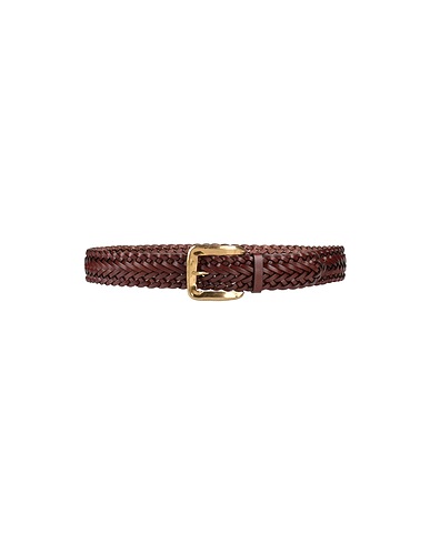 DSQUARED2 Leather belt TESTA DI MORO 100% Soft Leather
