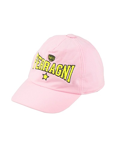 CHIARA FERRAGNI Hat Pink 96% Cotton, 4% Elastane