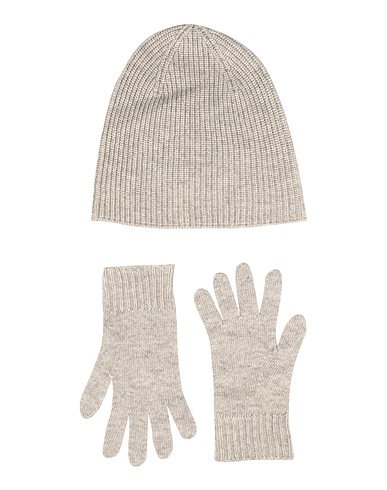 MAJESTIC FILATURES Accessories sets Grey 90% Wool, 10% Cashmere