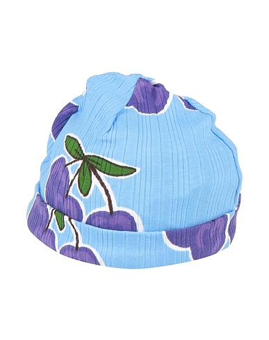MINI RODINI Hat Sky blue 95% Organic cotton, 5% Elastane