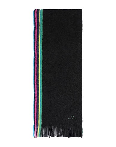 PS PAUL SMITH Scarves and foulards Black 100% Wool