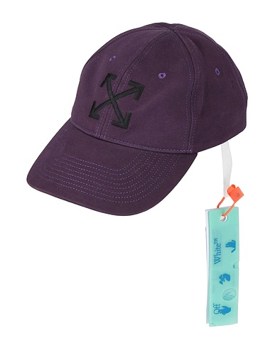 OFF-WHITE™ Hat Dark purple 100% Cotton
