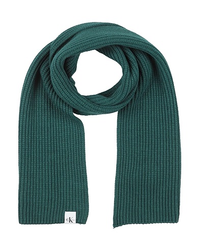 CALVIN KLEIN JEANS Scarves and foulards Deep teal 100% Acrylic