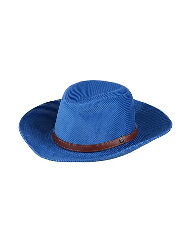 BORSALINO Cappello Azzurro 95% Cotone, 5% Cachemire