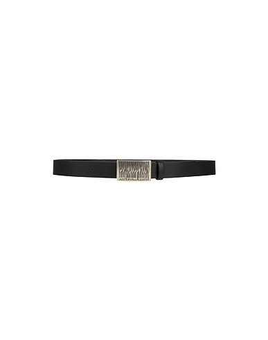 JUST CAVALLI Leather belt Black Soft Leather