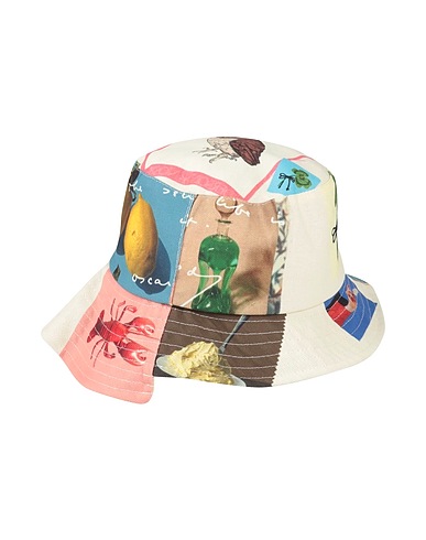 JW ANDERSON 帽子 セージグリーン リサイクルポリエステル 100% / 牛革（カーフ）