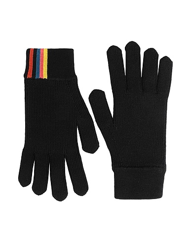 PAUL SMITH Gloves Black 100% Merino Wool