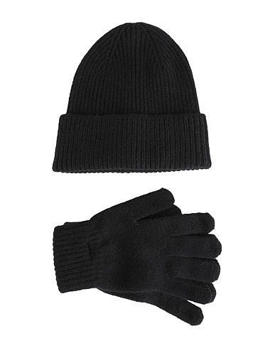 PIECES Accessories sets Black 50% Recycled polyester, 30% Polyester, 20% Nylon