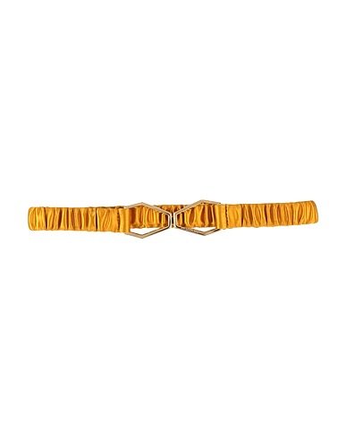 JUST CAVALLI Regular belt Marigold 72% Viscose, 28% Silk, Zinc, Aluminium, Copper