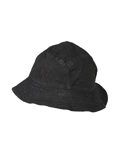 C.P. COMPANY Cappello Nero 100% Cotone