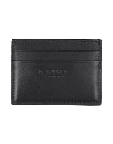 DSQUARED2 Document holder Black Soft Leather