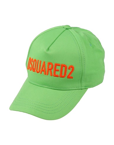 DSQUARED2 Hat Lime green 100% Cotton