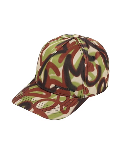 DSQUARED2 Hat Military green 100% Polyamide