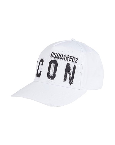 DSQUARED2 Cappello Bianco 100% Cotone