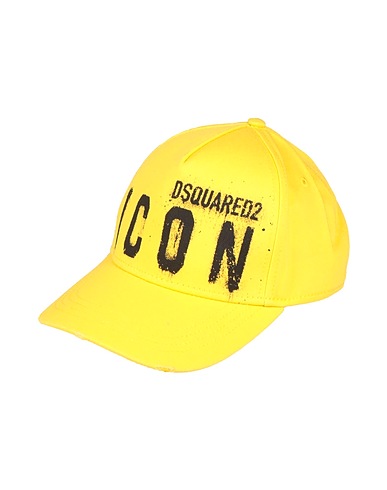 DSQUARED2 Cappello Giallo 100% Cotone