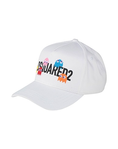 DSQUARED2 帽子 ホワイト コットン 100%