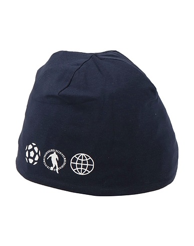 BIKKEMBERGS Hat Midnight blue 95% Cotton, 5% Elastane
