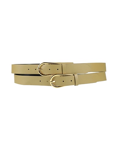 ERIKA CAVALLINI High-waist belt 100% Leather