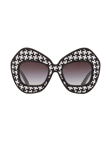 DOLCE&GABBANA Sunglasses Black Plastic, Textile fibres