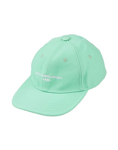 STELLA McCARTNEY Hat Light green 99% Cotton, 1% Acrylic