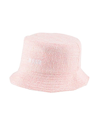 MSGM Hat Pink 42% Cotton, 39% Polyester, 13% Acrylic, 3% Metallic fiber, 3% Polyamide