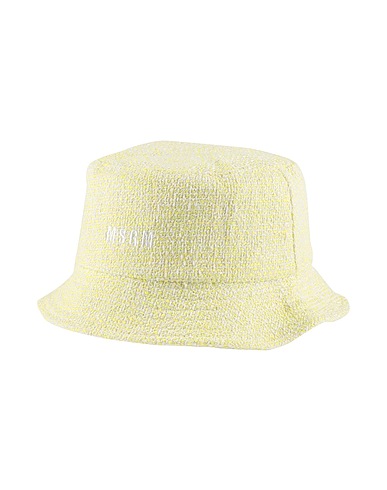 MSGM 帽子 グリーン コットン 42% / ポリエステル 39% / アクリル 13% / 金属繊維 3% / ナイロン 3%