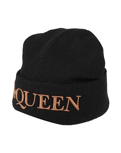 MCQUEEN Hat Black 100% Cashmere