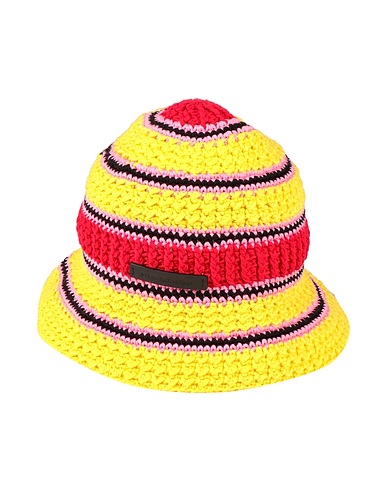 STELLA McCARTNEY Hat Yellow 100% Cotton
