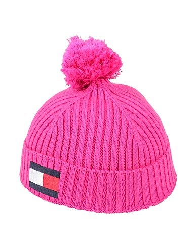TOMMY HILFIGER Καπέλο Φούξια 50% Ακρυλικό, 50% Βαμβάκι