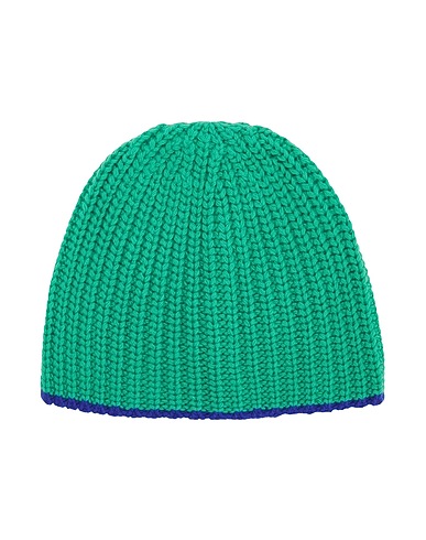 8 by YOOX Hat RECYCLED WOOL BUCKET HAT
 Emerald green 100% Recycled wool