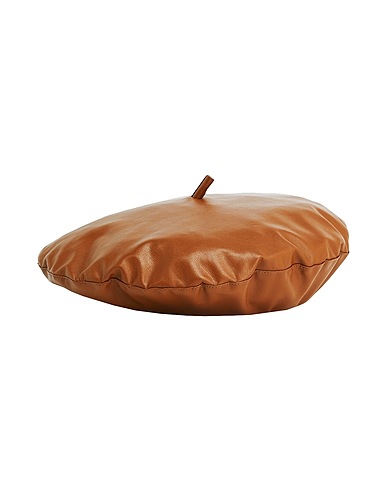8 by YOOX Hat BASQUE BERET
 Brown 50% Polyurethane, 31% Viscose, 19% Polyester