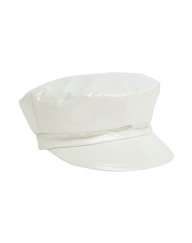 8 by YOOX Hat BAKER BOY HAT
 Beige 50% Polyurethane, 50% Polyester