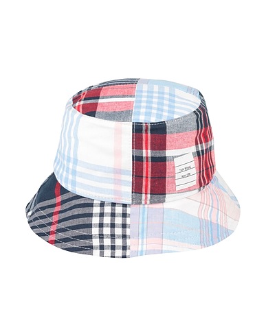 THOM BROWNE Hat Sky blue 100% Cotton