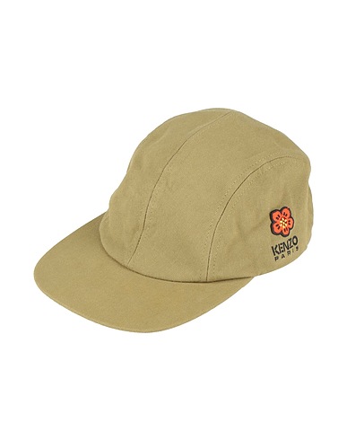 KENZO Hat Military green 100% Cotton