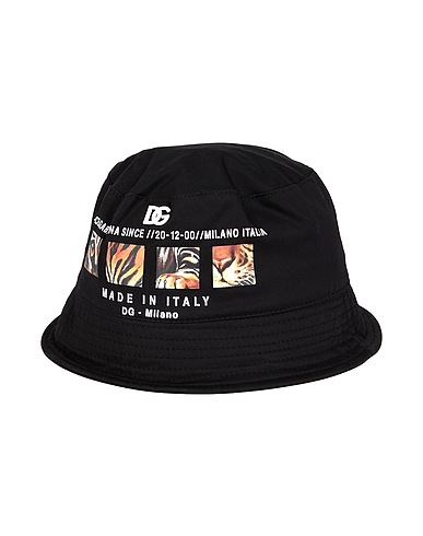 DOLCE&GABBANA Hat Black 97% Cotton, 3% Elastane