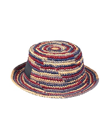 ISABEL MARANT Cappello Blu 100% Rafia naturale