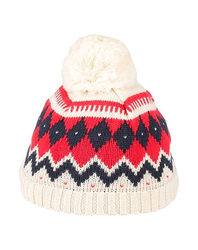 PETIT BATEAU Hat Ivory 55% Wool, 45% Cotton