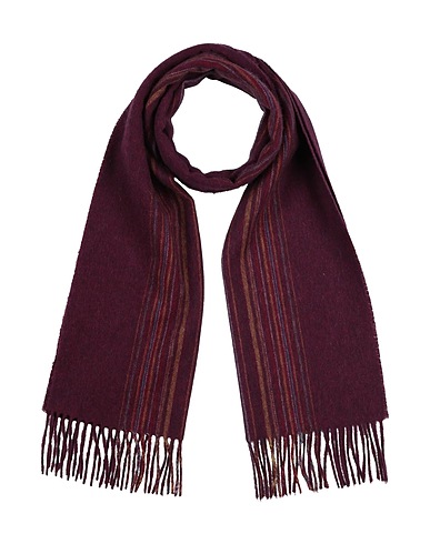 PAUL SMITH マフラー＆スカーフ プラム ラムウール 70% / カシミヤ 30%