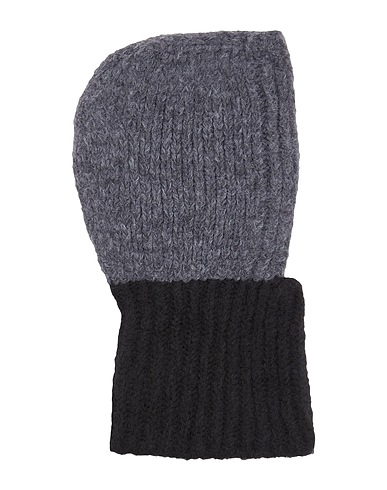 8 by YOOX Cappello BICOLOR SOFT OPEN BALACLAVA Nero 49% Poliammide riciclato, 25% Viscosa, 25% Lana, 1% Elastan