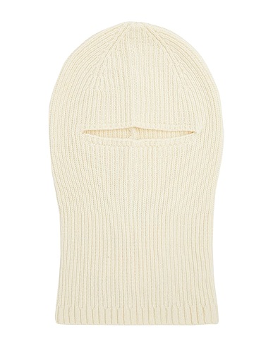 8 by YOOX Hat RECYCLED WOOL MONOCOLOR BALACLAVA Ivory 99% Recycled wool, 1% Elastane