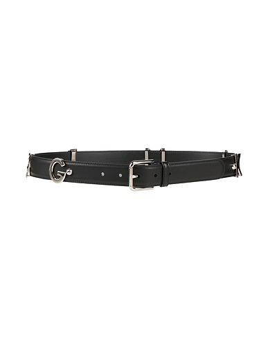 DOLCE&GABBANA Regular belt Black 100% Calfskin