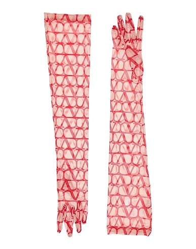 VALENTINO GARAVANI Gloves ROSSO 94% Polyamide, 6% Elastane