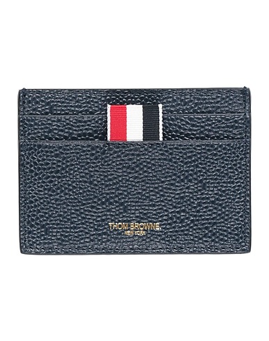 THOM BROWNE PICCOLA PELLETTERIA Blu notte Pelle