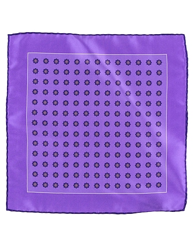CANALI Bufandas y fulares Morado 100% Seda